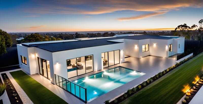 Architectural drafting for a modern Melbourne home design