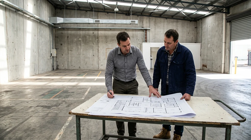 Warehouse Fit-Out Layouts, Equipment Schedules and Permit Drawings